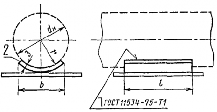 Опоры трубопроводов ОПБ1-57 0,06 кг