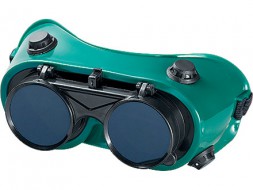 Очки защитные с откидными стеклами для газосварщика Matrix