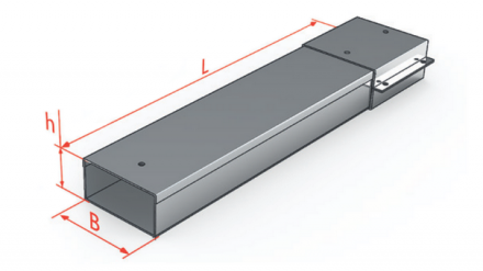 Короб кабельный СП 600х100 1,5 мм длина секции 3 м